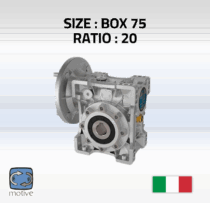 Worm Gearboxes -BOX 75 -B7520282490B5 - MOTIVE